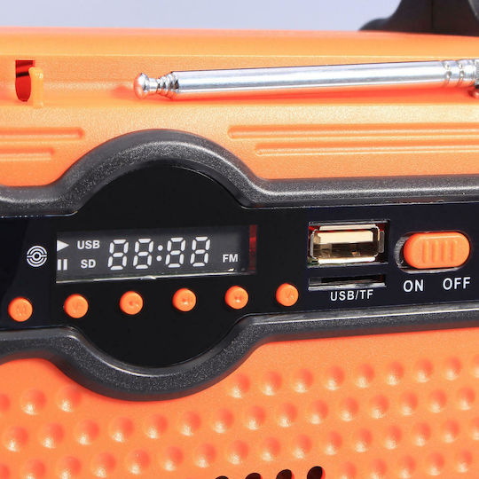 GDLite Solar Lighting System EP-371 with Flash Light 3 Lamps and USB Charger