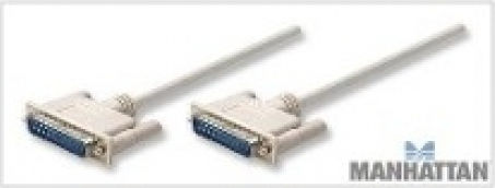 Manhattan Cable RS232 25-pin male to RS232 25-pin male 3.1m (301350) 1pcs