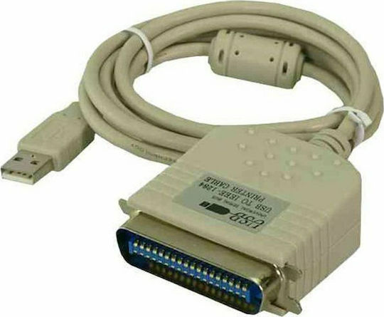 LogiLink Καλώδιο USB 2.0 σε Parallel 36-pin male 1.5m