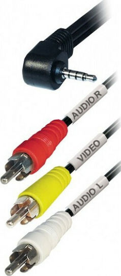 Cable 3.5mm male - 3x RCA male 1.5m (271-28)
