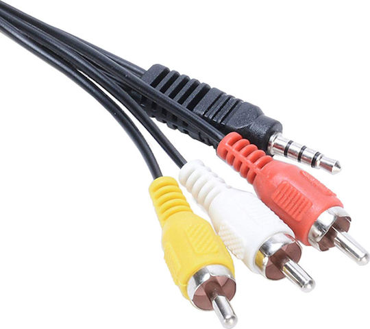 DeLock 3.5mm male to Composite male 1.5m Cable (84504)