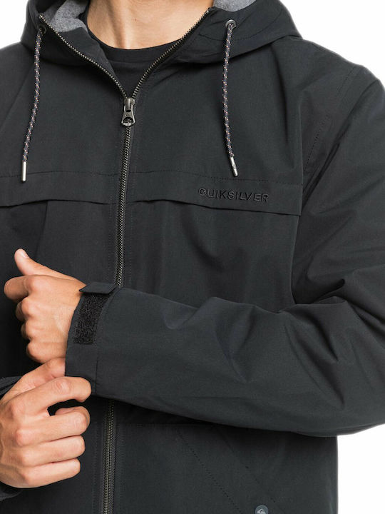 Waiting Period Winter Jacke Softshell Wasserdicht und Winddicht Schwarz