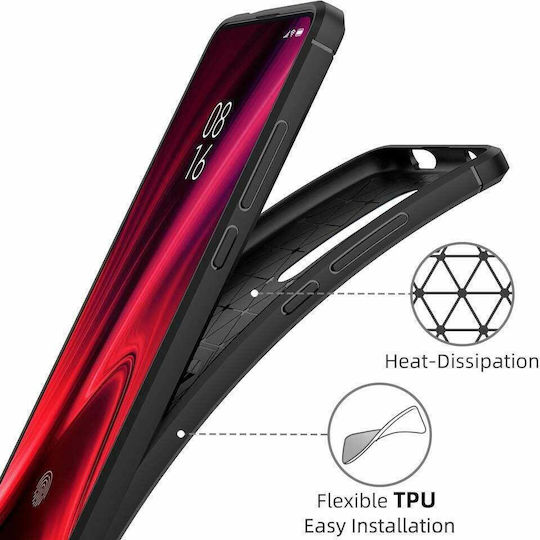 Forcell Back Cover Σιλικόνης Μαύρο (iPhone XS Max)