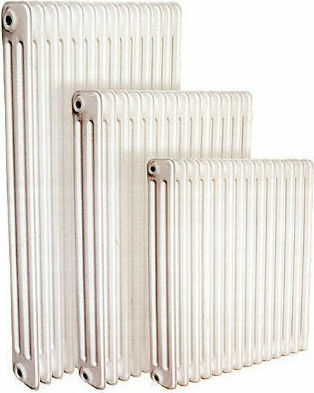 Metallourgia Attikis Classic Akan Radiator Body Four Columns IV/355 20 Slices 1700kcal/h White