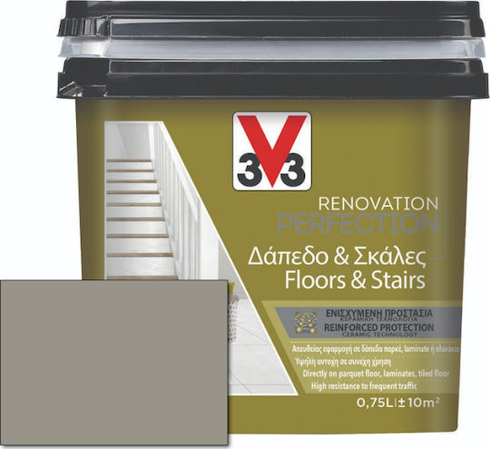 V33 Renovation Perfection Floors & Stairs Χρώμα Γκρι Titanium 750ml
