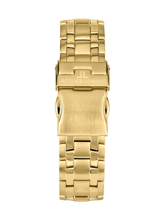 Jacques Lemans Liverpool Мъжки Часовник На Батерия с Метална Гривна Jacques Lemans Liverpool Мъжки Часовник На Батерия с Метална Гривна