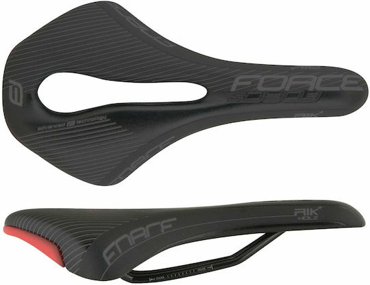 Force Rik Hole Sport Black Bicycle Saddle MTB