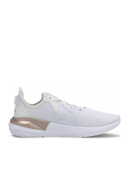 Puma Platinum Metallic Γυναικεία Sneakers Λευκά