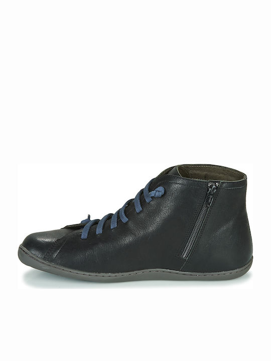 Peu Cami Leather Black Men's Boots Waterproof