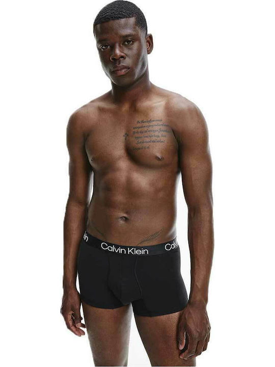 Calvin Klein Boxeri pentru bărbați Negru / Gri / Alb 3Pachet