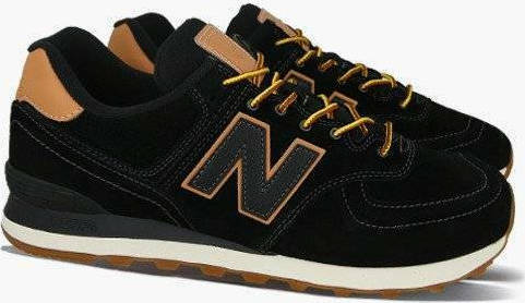 New Balance 574 Ανδρικά Sneakers Μαύρα 