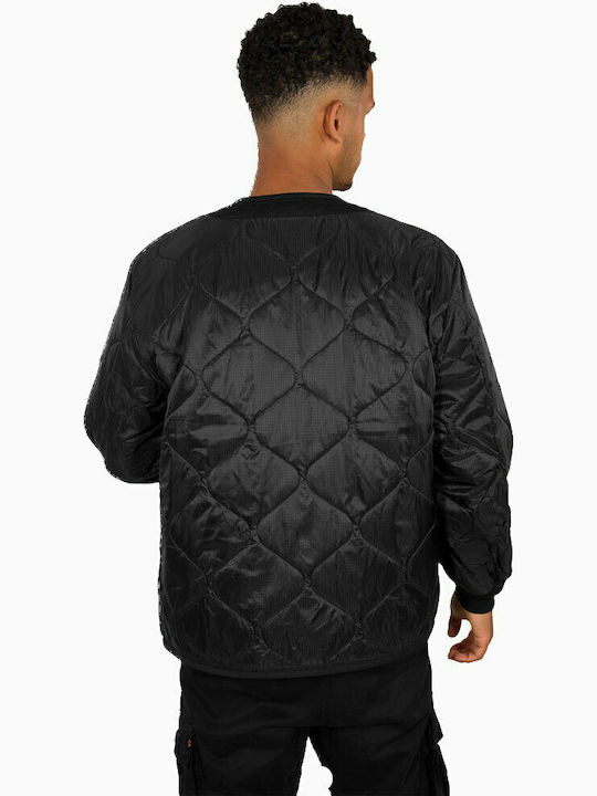 Alpha Industries Herren Jacke Bomber Schwarz