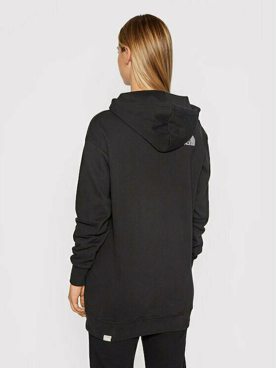 The North Face Women's Long Hooded Sweatshirt Black