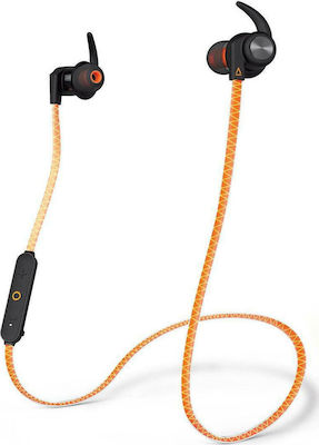 Creative Outlier Sports In-ear Bluetooth Handsfree Ακουστικά με Αντοχή στον Ιδρώτα Πορτοκαλί