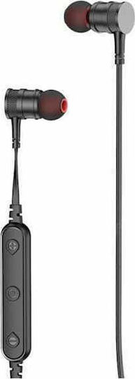 Ipipoo AP-5 In-ear Bluetooth Handsfree Ακουστικά με Αντοχή στον Ιδρώτα Μαύρα