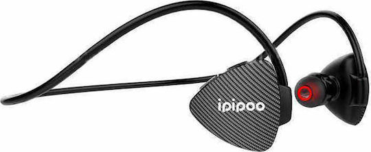 Ipipoo iP-804 In-Ear Bluetooth-Freisprecheinrichtung Kopfhörer mit Schweißresistenz Schwarz