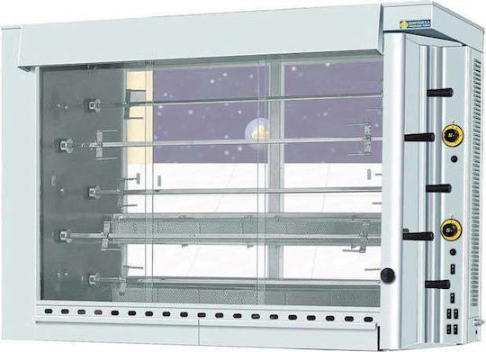 Sergas KG5 Κοτοπουλιέρα Υγραερίου 18kW με Διαστάσεις 64x145x108cm