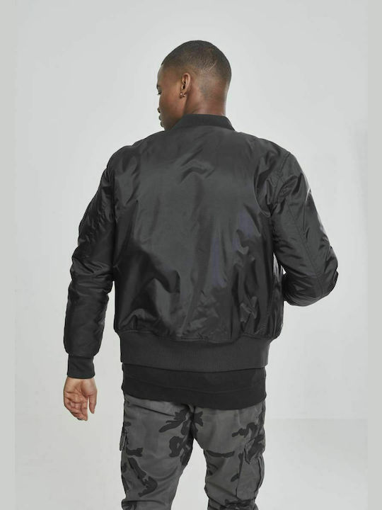 Urban Classics Men's Bomber Jacket Black