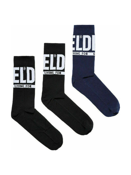 Diesel Herren Socken Black / Blue 3Pack