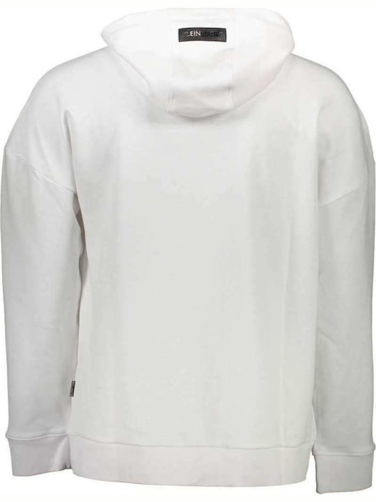 Plein Sport Men's Sweatshirt with Hood White