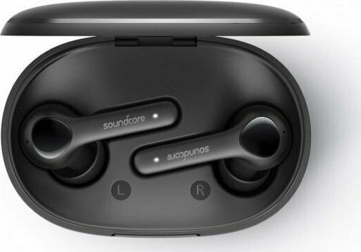 Soundcore by Anker Life Note In-ear Bluetooth Handsfree Ακουστικά με Αντοχή στον Ιδρώτα και Θήκη Φόρτισης Μαύρα