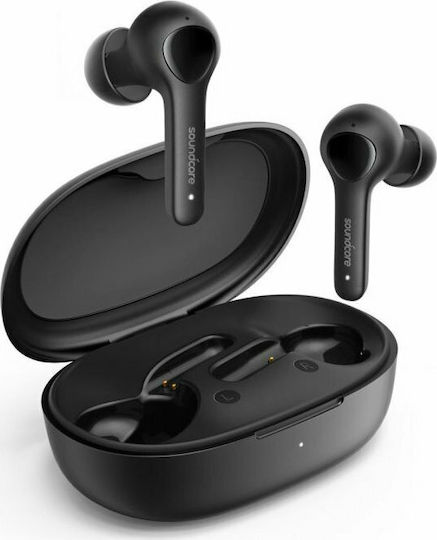 Soundcore by Anker Life Note In-ear Bluetooth Handsfree Ακουστικά με Αντοχή στον Ιδρώτα και Θήκη Φόρτισης Μαύρα