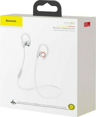 Baseus Encok S17 В ухото Bluetooth Handsfree Безжични слушалки със Здравина за Спорт Бяа