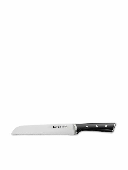 Tefal Ice Force Knife Set with Block from Stainless Steel 5pcs