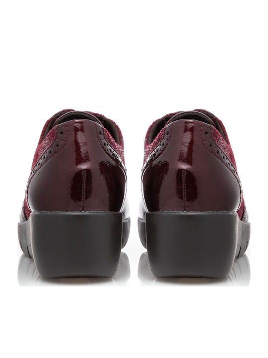 Women's Oxford Shoes Burgundy