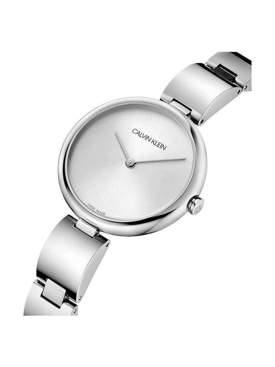 Calvin Klein Watch with Silver Metal Bracelet K9U23146