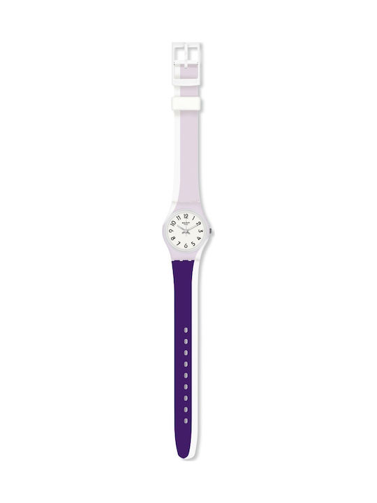 Swatch Purpletwist Uhr mit Batteriewerk