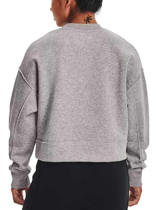 Under Armour Women's Fleece Sweatshirt Gray