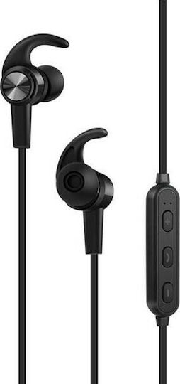 Savio WE-02 In-Ear Bluetooth-Freisprecheinrichtung Kopfhörer mit Schweißresistenz Schwarz