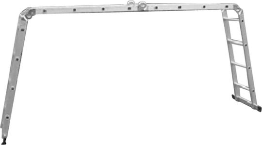 Total Multipurpose Ladder 4x3 with Maximum Height 3.38m