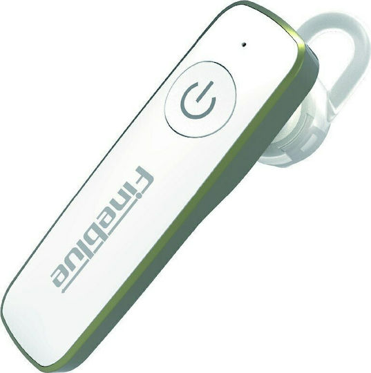 Fineblue F515 Earbud Bluetooth Handsfree Ακουστικό Λευκό