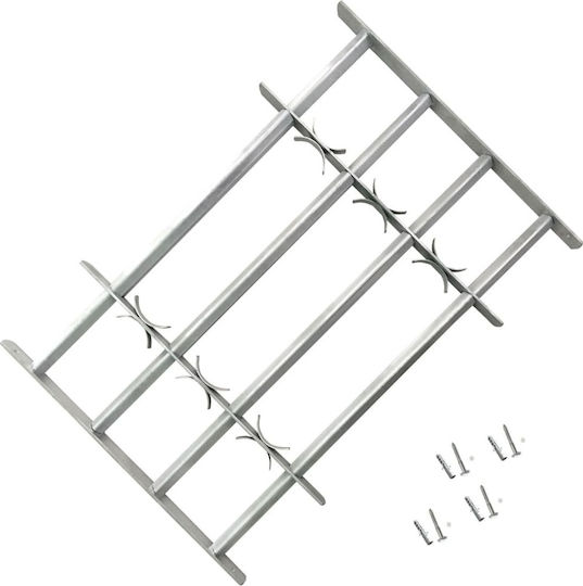 vidaXL Sicherheits-Fenstergitter verstellbar Grills 1000-1500mm 2 Stück 2Stück