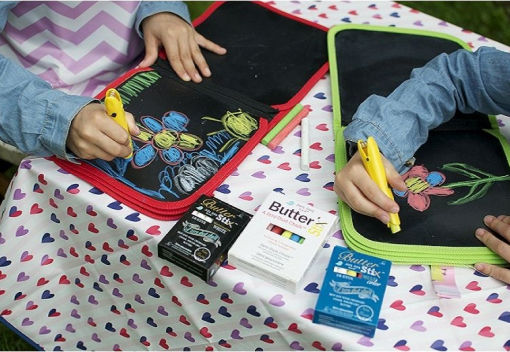 Jaq Jaq Bird Set 12 Colored Chalk Butterstix