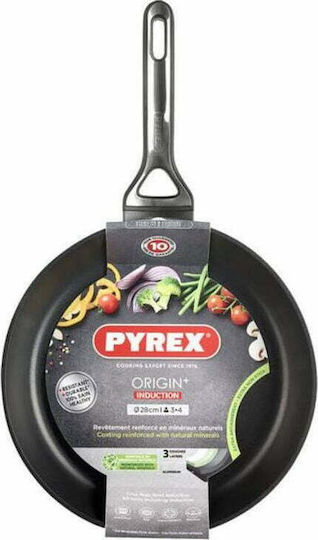 Pyrex Origin + Pan made of Aluminum with Non-Stick Coating 26cm