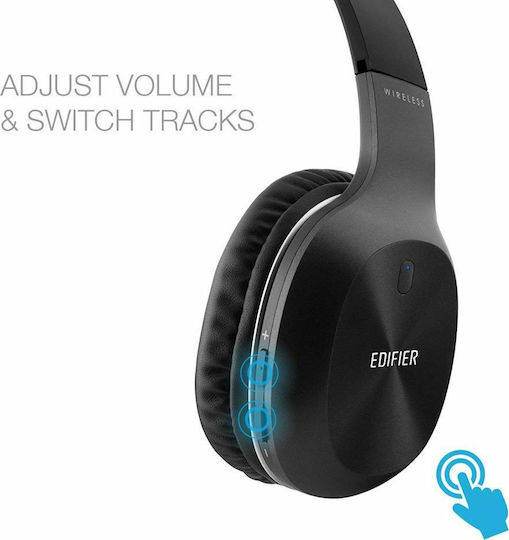 Edifier W800BT Plus Wireless / Wired Over Ear Headphones with 55 Hours Playing Time Black