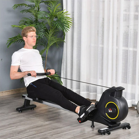HomCom Rowing Machine with Magnetic Braking System Maximum Weight Limit 120kg