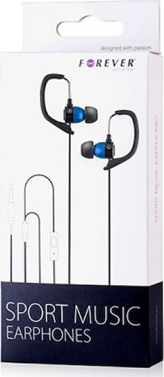 Forever Sport Music Безжични Стерео с жак 3.5mm Син