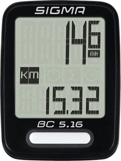 Sigma Sport BC 5.16 Αδιάβροχο Ενσύρματο Κοντέρ Ποδηλάτου