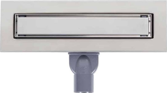 Wirquin Venisio Slim Ανοξείδωτο Κανάλι Δαπέδου με Μέγεθος 30x5εκ. Ασημί