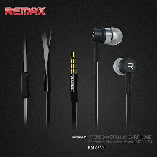 Remax RM-535i In-ear Handsfree with 3.5mm Connector Black