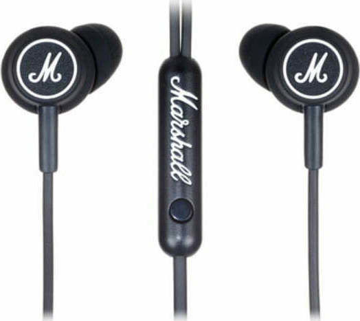 Marshall Mode In-ear Handsfree με Βύσμα 3.5mm Μαύρο