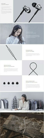Xiaomi Mi In-Ear Headphones Pro HD In-Ear Freihändig Kopfhörer mit Stecker 3.5mm Silber