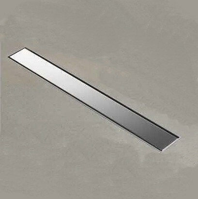 Tema Stainless Steel Floor Channel with 50mm Outlet and Size 40x6.5cm Silver