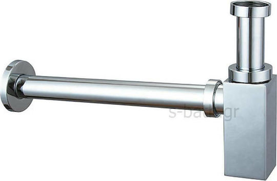 Karag Siphon Spülbecken Silber