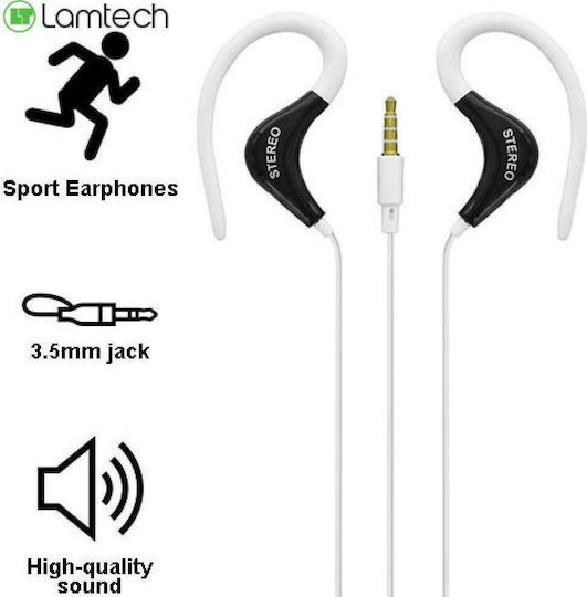Lamtech Sport In-ear Handsfree with 3.5mm Connector White