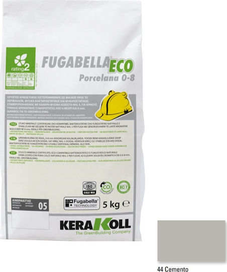 Kerakoll Fugabella Eco Porcelana 0-8 Αρμόστοκος 44 Cemento 5kg